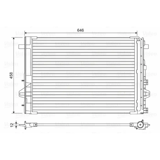 KLIMA RADYATORU MERCEDES X117 13/18 W176 13/18 W246 13/18 C117 13/18