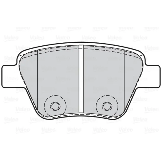 ARKA FREN BALATASI- (VW CADDY 11-15 GOLF 09-13 PASSAT 13-15 SEAT LEON 06-13 SKODA OCTAVIA 09-13)