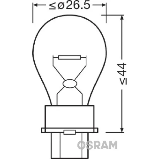 12V P27W 27 Watt DUYLU DIPSIZ U.S.A TIP