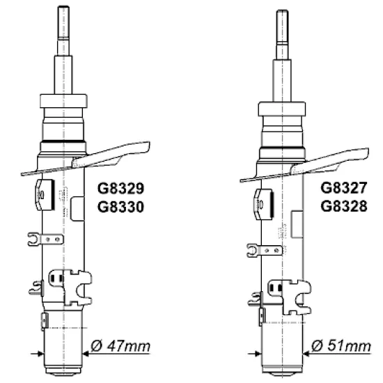 CITROEN C-ELYSE/301 AMORTISOR