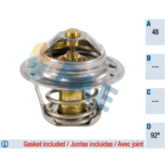 TERMOSTAT 92C CORSA B 12NZ C12NZ X12SZ X14SZ C14SE ASTRA F 14NV C14NZ X14NZ 14SE