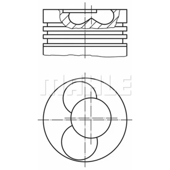 PISTON+SGM (ADET) 050 POLO.IV-FABIA 1.4tdi *AMF* *80* 