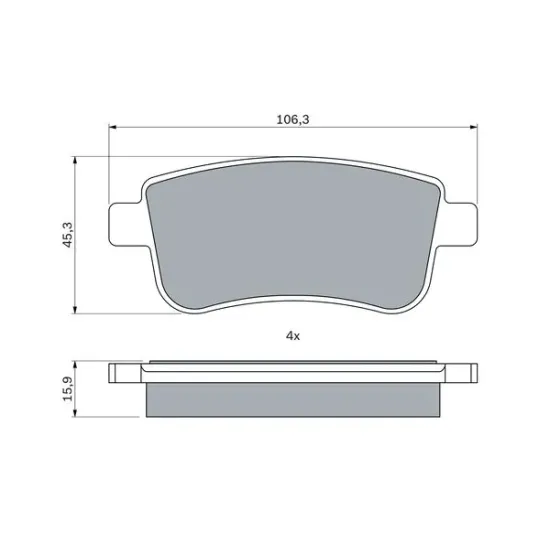 FREN BALATA ARKA 09> FLUENCE-MEGANE.III.IV