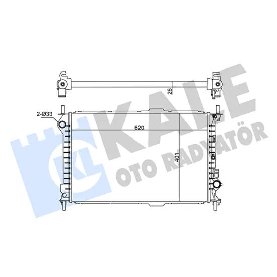 RADYATOR 1S-AL CONNECT 70hp