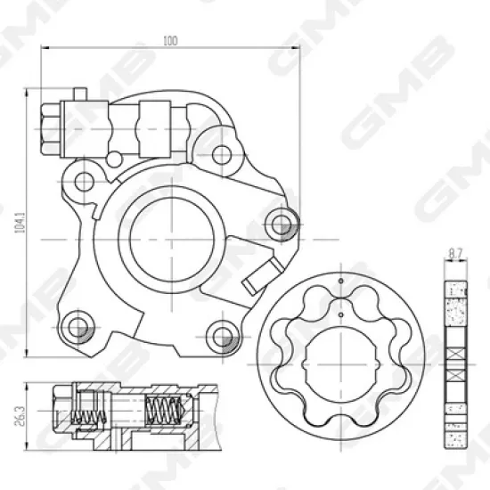 YAG POMPASI TAMIR TAKIMI TOYOTA YARIS 99-02 2NZFE