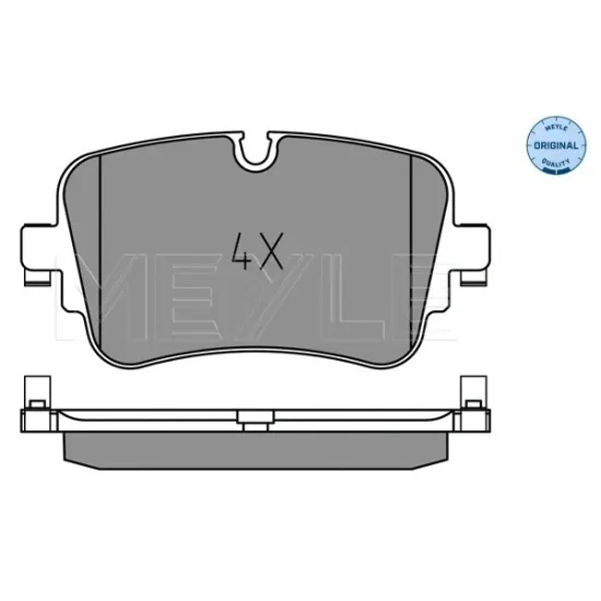 ARKA FREN BALATASI (DISK300×12 AUDI A4 16- A5 17-) (DISK330×22 AUDI Q5 17-)