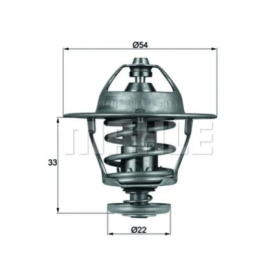 TERMOSTAT 85 C 610985358 ( OPEL CORSA B / C ASTRA F / G / H / COMBO 1.7DTI / 1.7CDTI )