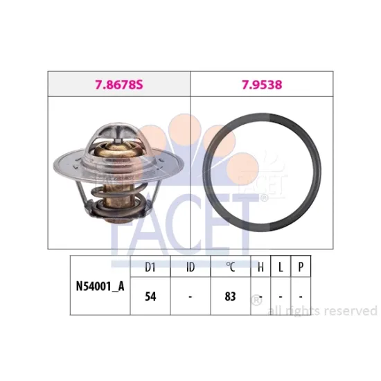 TERMOSTAT 82°C A4 A5 A6 Q5 POLO FABIA ROOMSTER CORDOBA IBIZA 1.4 2.0TDI BKY AUA BBY CAGA CAGB CAGC CAHA CAHB CGLA CGL CGGB