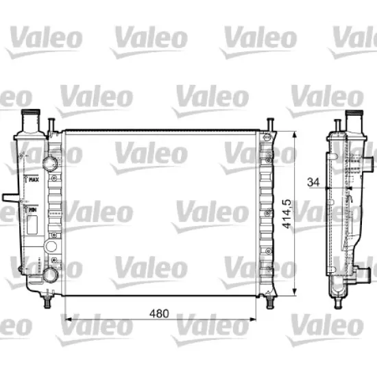 SU RADYATORU ( FIAT BRAVO / BRAVA / MAREA 1.6 16V )