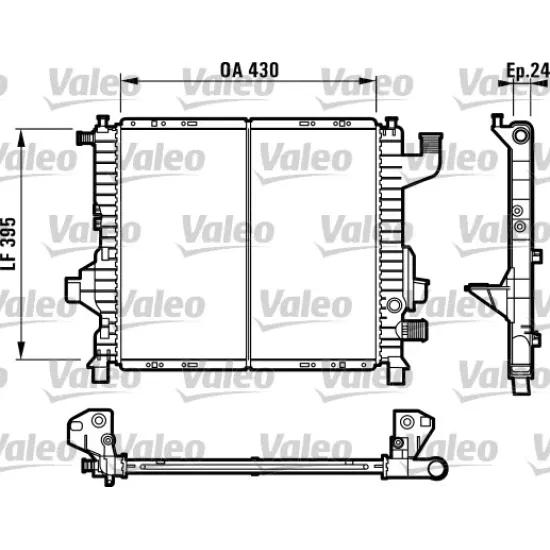 RADYATOR SU KLIMALI MEKANIK OTOMATIK ( RENAULT TWINGO 1.2I 16V )