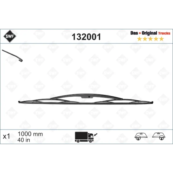 SILECEK SUPURGESI 1000mm KANCALI TIP