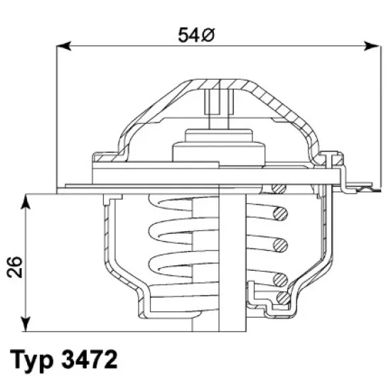 TERMOSTAT 87°C GOLF.IV.V-CADDY-POLO CLASSIC-SHARAN-T5-A4-A6