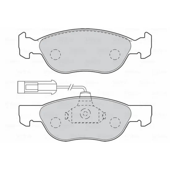 FREN BALATASI ON (FIAT BRAVO 1.6 1.8 / ALFA ROMEO 145-146)