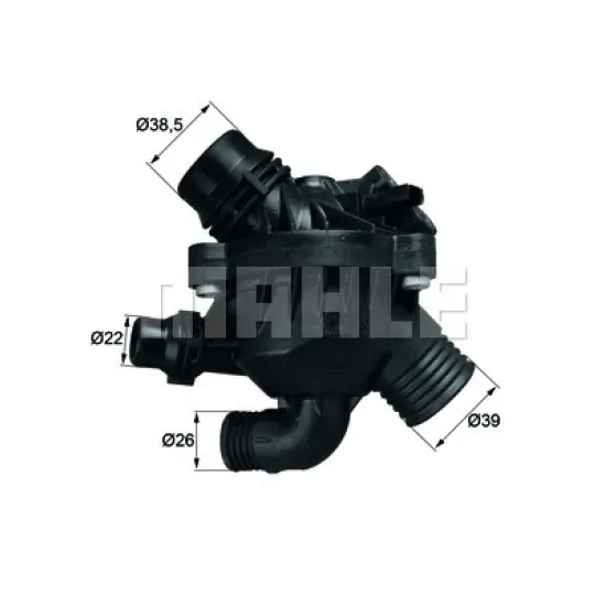 TERMOSTAT 97°C 06-10 X5 (E70) 08-15 X6 (E71-E72)