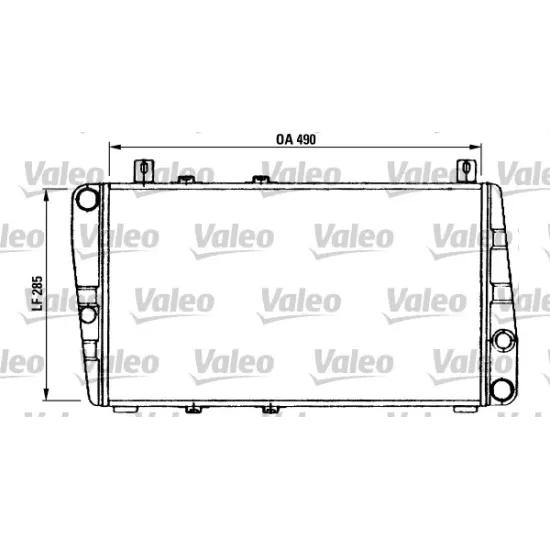 SU RADYATORU490×285 (SKODA FAVORIT 88-95 FELICIA 95-01)