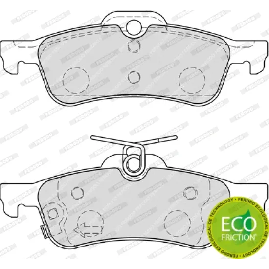 BALATA FREN ARKA-(TOYOTA YARIS 06/11 1.5 HYBRID 12/ ) FRANSA MONTAJ / HONDA CIVIC 1.4 12/// 1.6 ID-TEC 13//