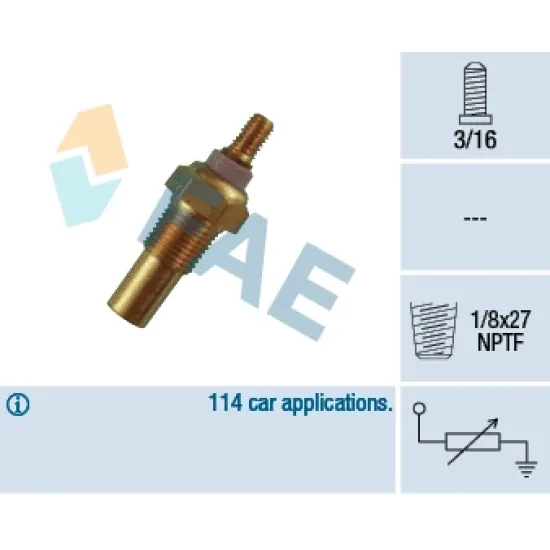 SICAKLIK SENSORU 84-90 FIESTA-ESCORT