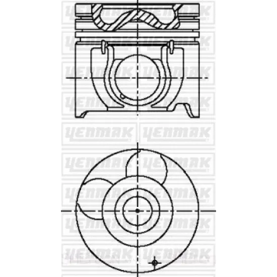 PISTON+SGM (ADET) STD STAREX-SORENTO 140HP *91*