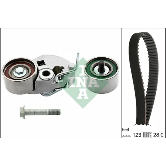 SET TRIGER (123-280)-(HYUNDAI ACCENT 03/06 1.5 CRDI ADMIRE DIZEL /GETZ 03/ 1.5 CRDI DIZEL /TUCSON 04/10 2.0 CRDI DIZEL /SPORTAGE