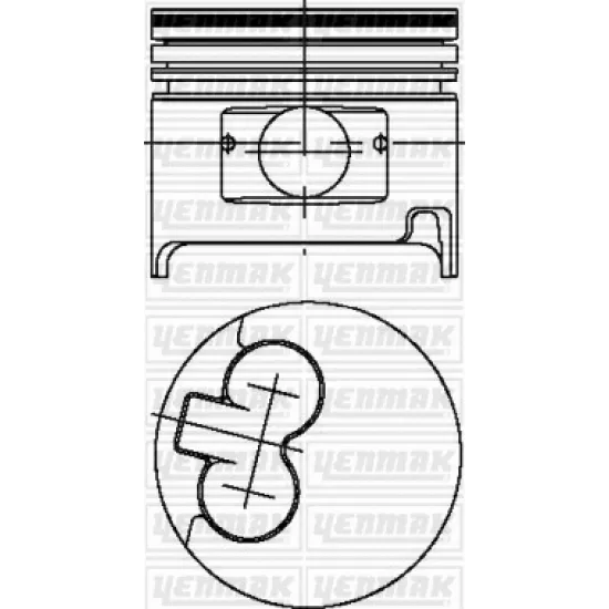 PISTON+SGM (ADET) STD HILUX-HIACE *92*