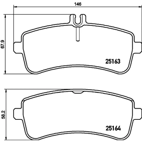 FREN BALATA ARKA 16> C-SERI (W205-A205-S205) E-SERI (W213-S213) S-SERI (W222-V222-X222)