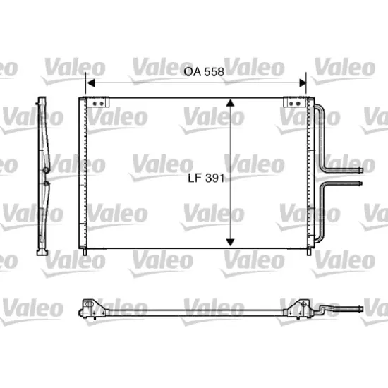 KONDANSER ( RENAULT LAGUNA 1.8 2.0 3.0 2.2DT01 )