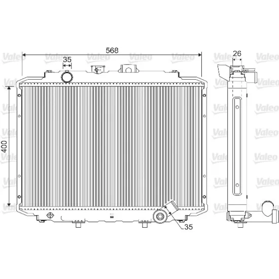 RADYATÖR H100 2.4 2.5 L300 2.0 2.4 2.5