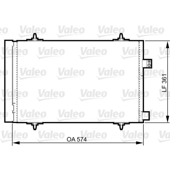 KONDENSER PEUGEOT 407 2008/ 2.0 HDi 16V