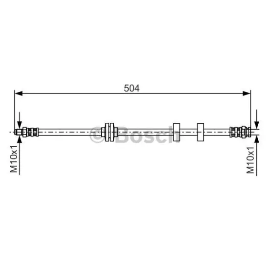 HORTUM FREN ARKA R/L-(SUZUKI SAMURAI-SJ413 )