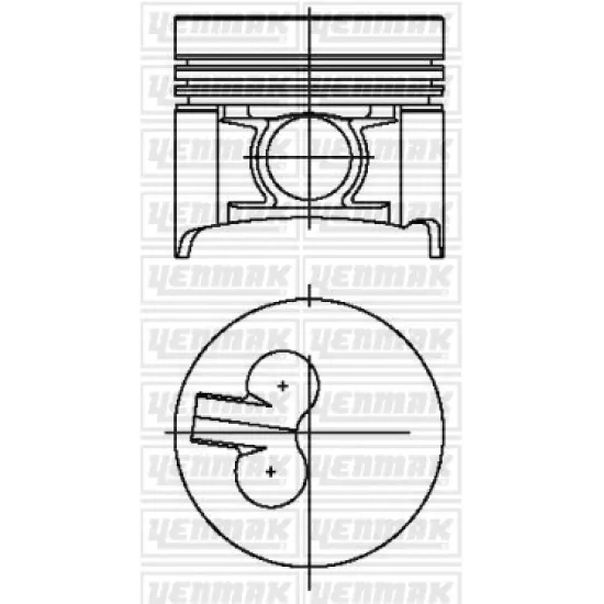 PISTON+SGM (ADET) STD PICK UP 