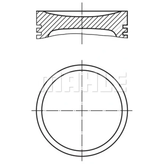 MOTOR PISTON SEGMAN CLIO 1,2 16V D4F (69,00mm) / (0,50)