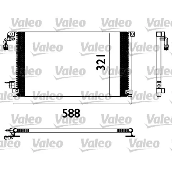 KLIMA RADYATORU ( PEUGEOT 106 II / CITROEN SAXO 1.1 1.4 1.6 1.5D )