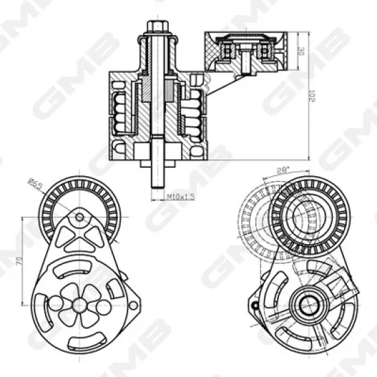 VANTİLATÖR GERGİSİ ( FORD TRANSIT V347 KOMPLE )