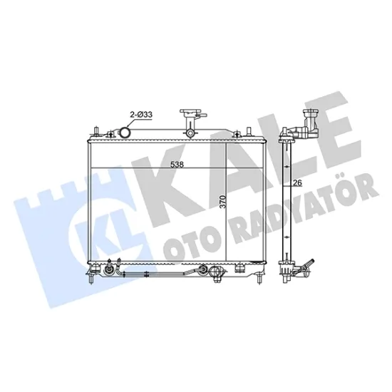 MOTOR RADYATORU (355x388x16) ATOS 1,0i 12V 97-04 OTOMATIK