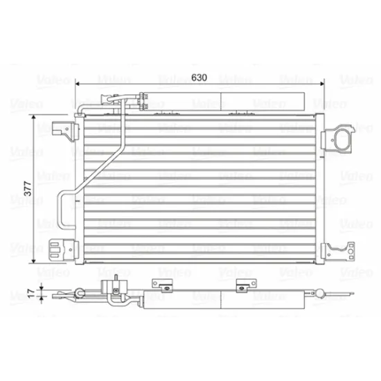 KONDENSER MERCEDES C CLC CLK