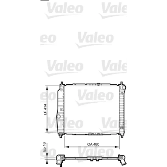 SU RADYATORU-(MAN.)-(CHEVROLET KALOS 02/10 1.2-1.4 /AVEO 05/10 1.2 1.4 8V ) (480x418x16)