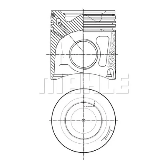 MOTOR PISTON SEGMAN (88,00MM) / (STD) DUCATO DAILY KARSAN J10 2,3JTD (EURO IV F1AE0481D)