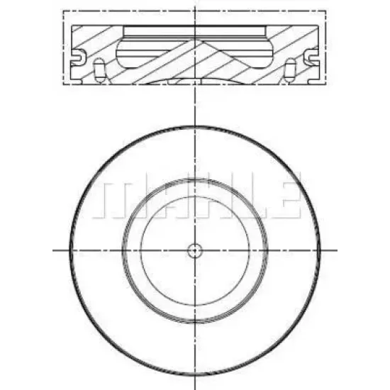 PISTON+SEGMAN 84.50 MM