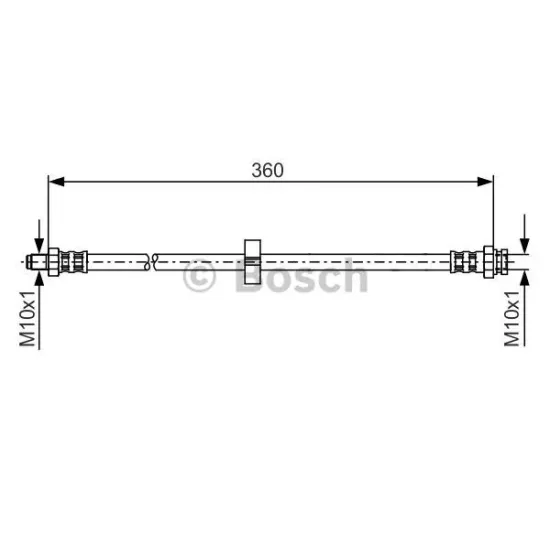 FREN HORTUMU ARKA 94-02 BOXER-DUCATO-JUMPER