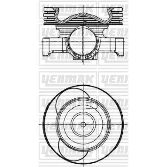 PISTON+SGM (ADET) STD TALISMAN 1.5dci *K9K* *76*