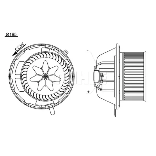 KALORIFER MOTORU 07> 1-SERI (E81-E87) 3-SERI (E90-E91) X1 (E84) X3 (F25) X4 (F26)