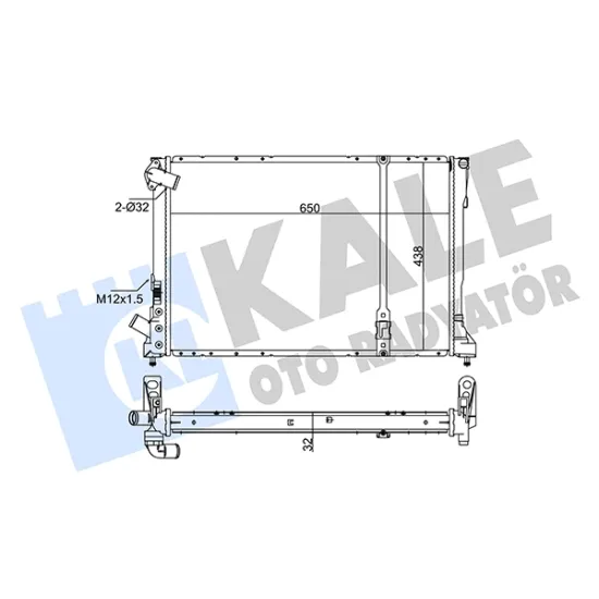 SU RADYATORU (RENAULT ESPACE III / LAGUNA I 2.2TD 96 / 98 [AL/PL/BRZ]