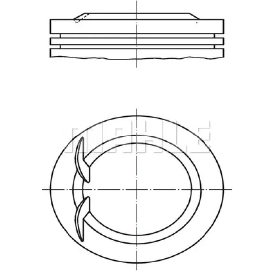 MOTOR PISTON SEGMAN STD ACCENT ERA 1,4 BENZINLI 2006-> RIO 1,4 BENZINLI 2005-> (75,50 MM)