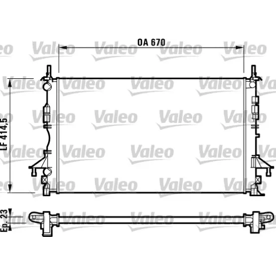 RADYATOR KLIMALI MEKANIK ( RENAULT LAGUNA II 1.6 1.8 2.0 1.9DCI )