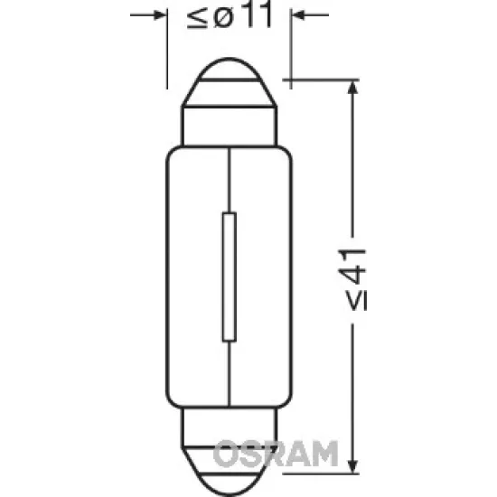 24V C5W 5 Watt UZUN BOY SOFIT