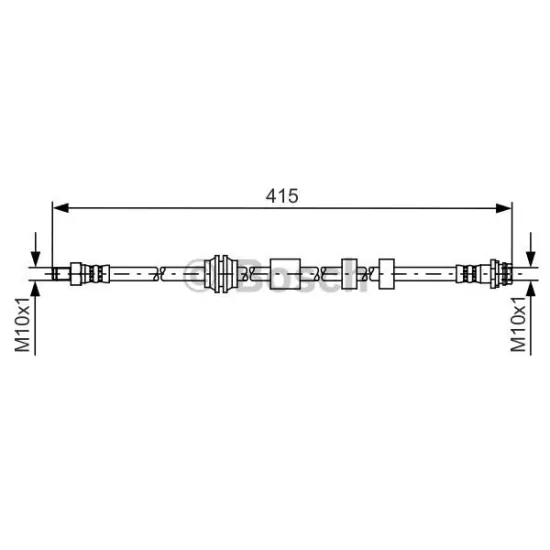 ON FREN HORTUMU (SAG / SOL) MONDEO IV 07 >14 VOLVO S60 S80 V60 V70 XC70