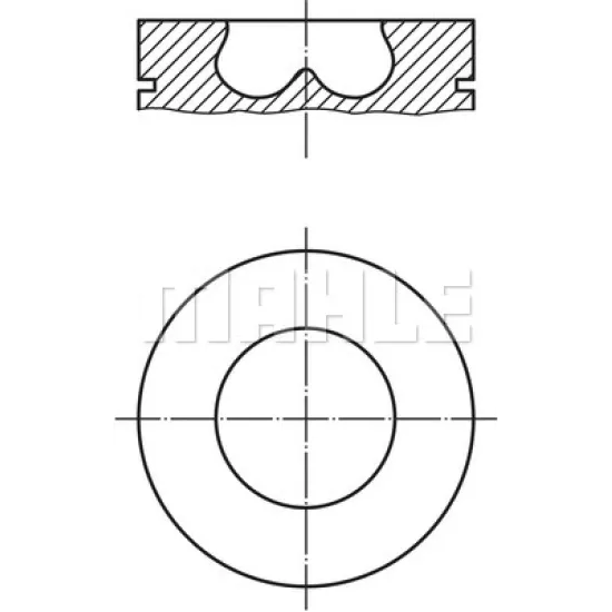 PISTON+SEGMAN STD 89.91 MM FORD TRANSIT V184 2.4D 130PS 04-