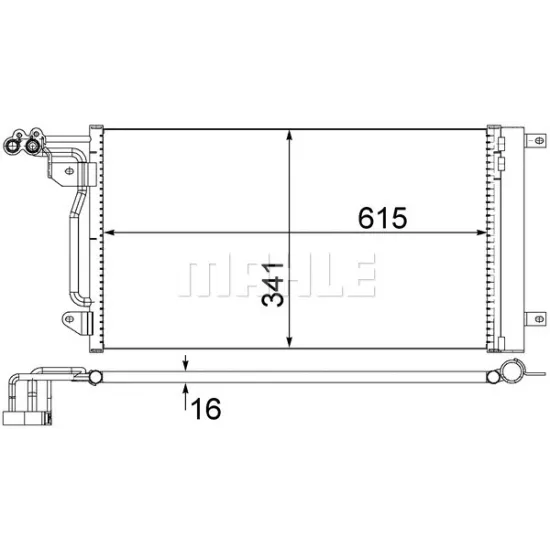 KLIMA RADYATORU (KONDENSER) 10> POLO 1.2-1.4-1.6