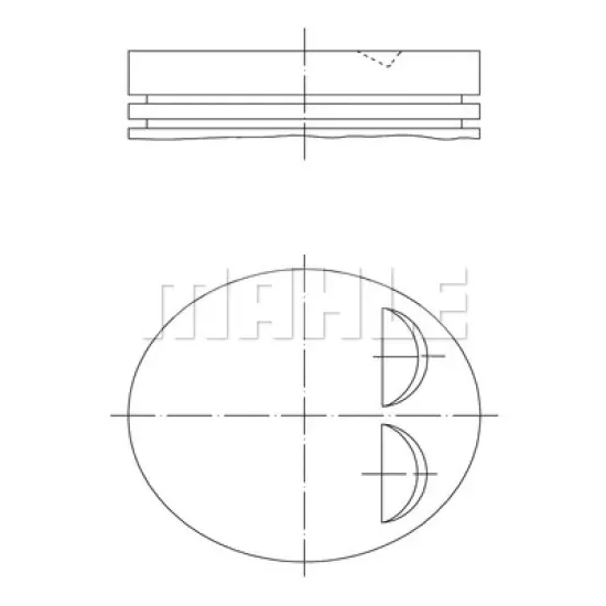 MOTOR PISTON SEGMAN (78,50) / (STD) P106 GTI SAXO VTS TU5J4 (1,6 16V)