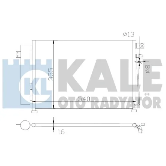 KLIMA RADYATORU (KONDENSER) 05> RIO 1.5crdi 